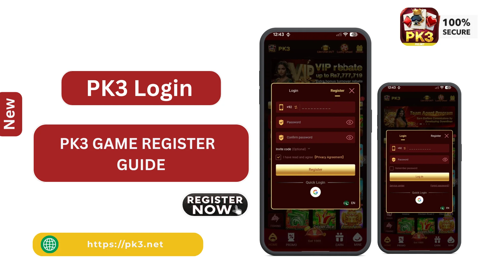 PK3 Game Registeration