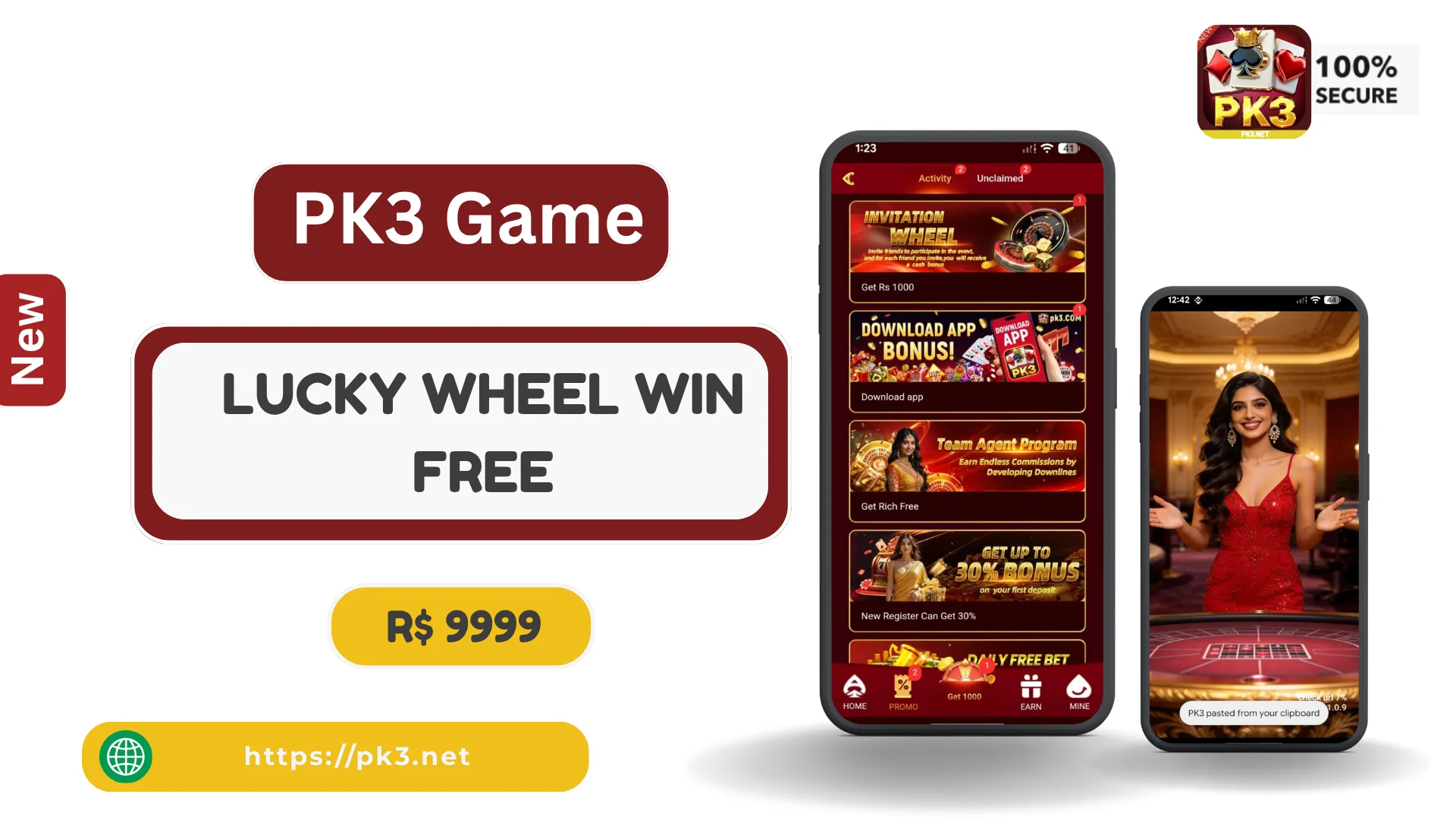 PK3 Lucky Wheel